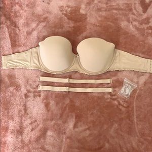 Aerie 34DDD Strapless Push-up Bra